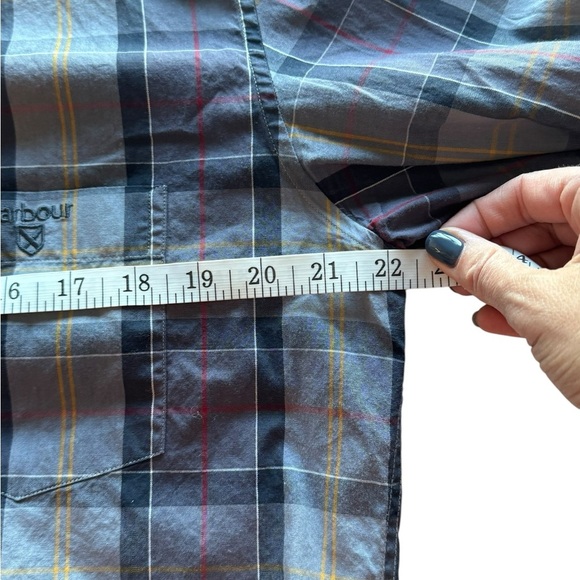Barbour Men’s Button-Down Shirt Plaid Regular Fit L
 N204 - Picture 3 of 7